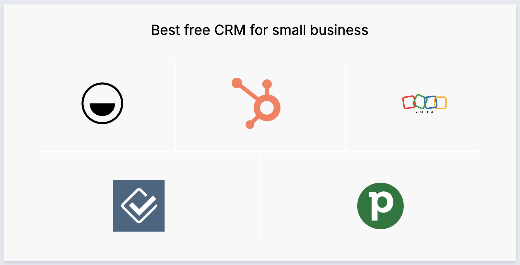 Best free CRM for small business